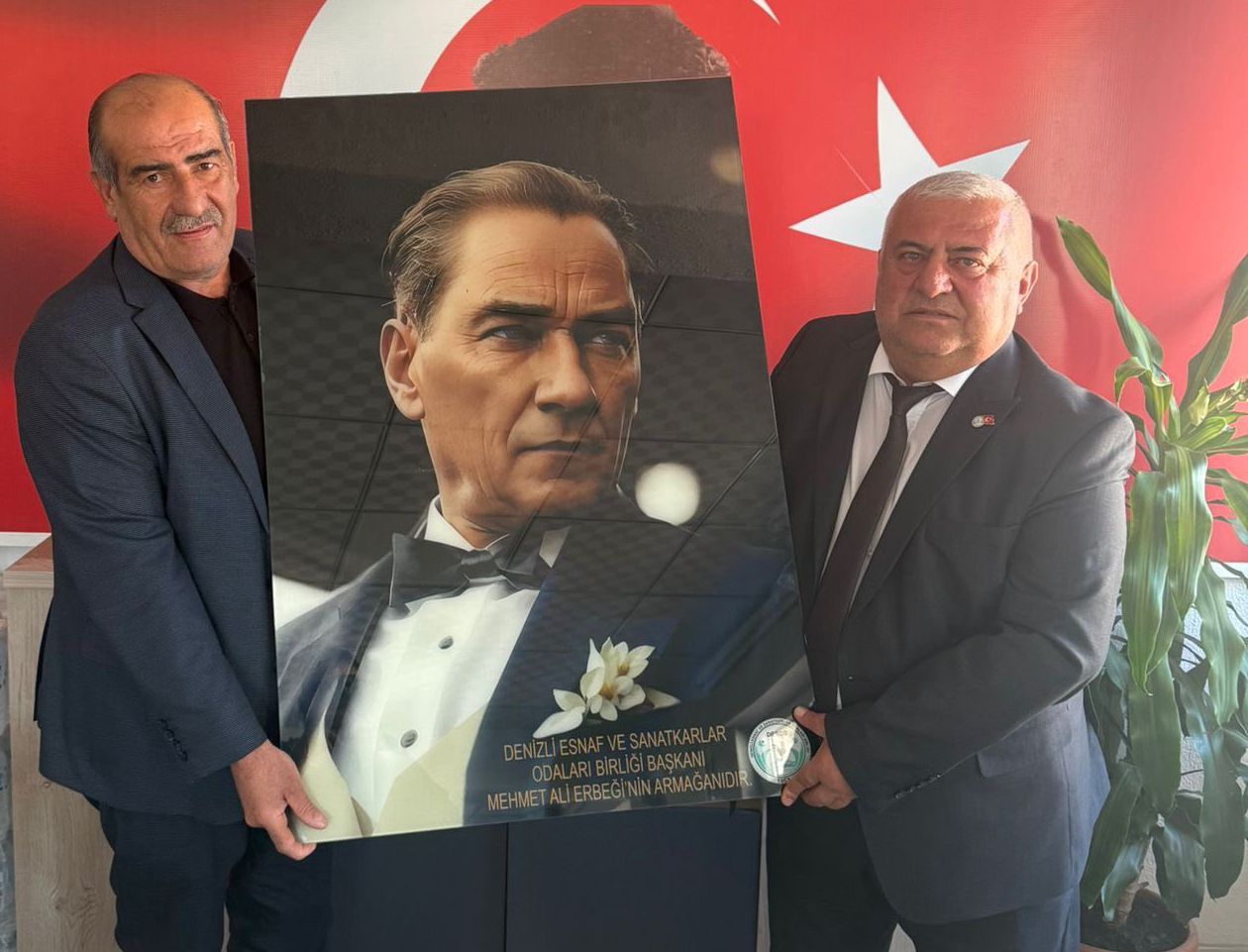 DENİZLİ ESNAF VE SANATKARLAR ODALARI BİRLİĞİ ODAMIZI ZİYARET ETTİ